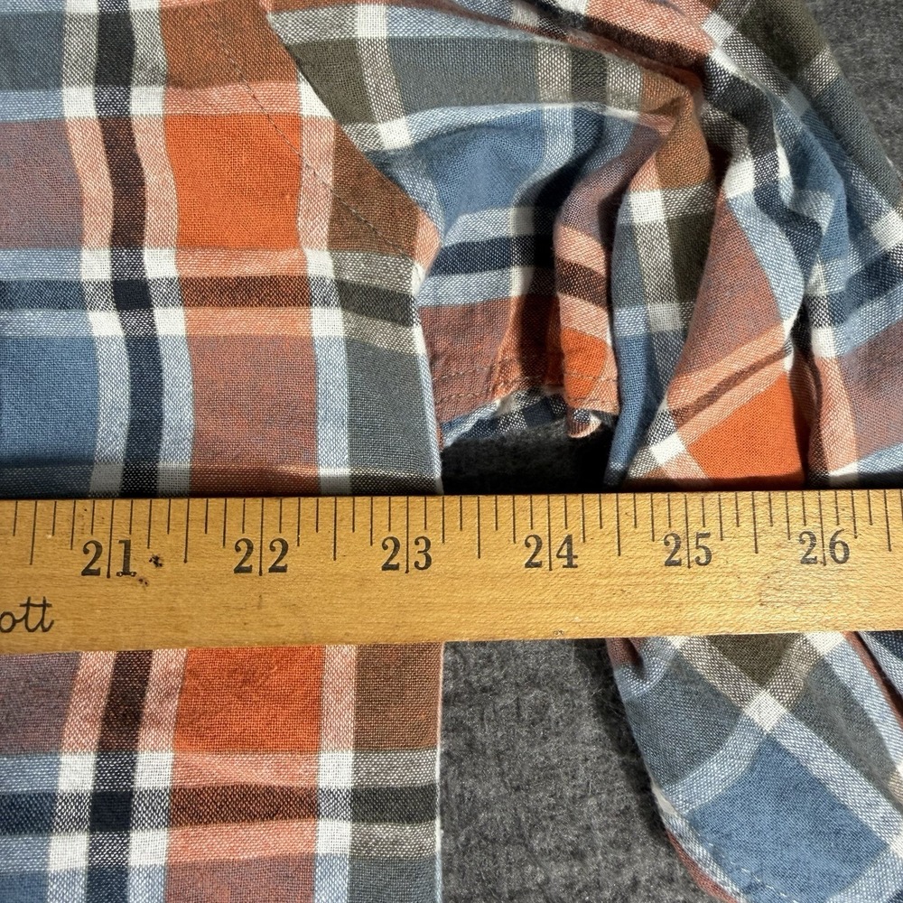 Southern Marsh Shirt Mens SZ Large Plaid Button Down Long Sleeve Cotton Preppy - Picture 4 of 7